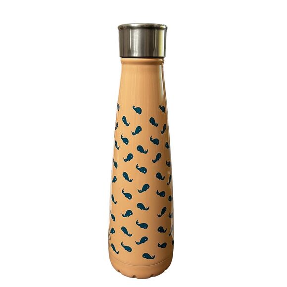 Sip by S'well Whale Watch Peach Insulated 15 oz. Water Bottle Stainless Steel - Picture 6 of 13